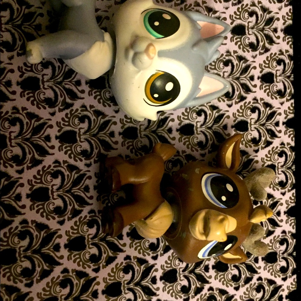 LPS arctic set moose and coyote